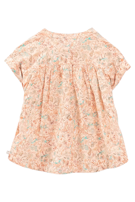 GIRLS’ PEACH FLORAL PRINT LENZING™ ECOVERO™ VISCOSE SHIRT 2