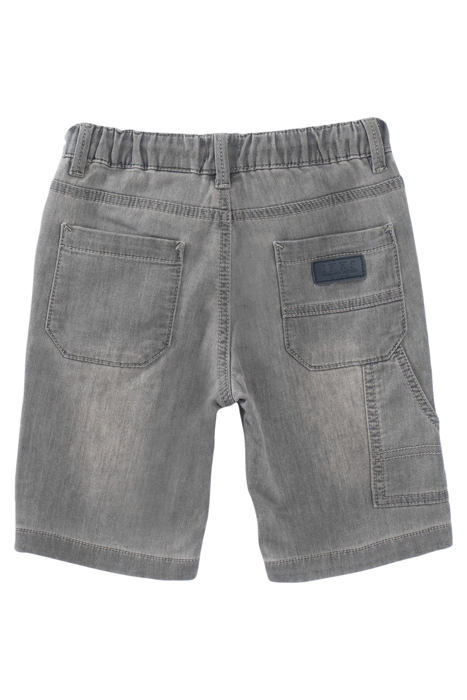 BOYS’ GREY DENIM ELASTICATED WAIST BERMUDA SHORTS 2