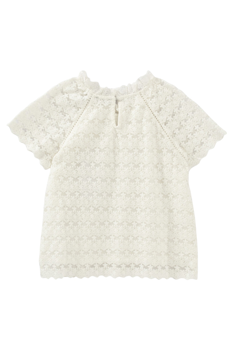 GIRLS’ OFF-WHITE LACE BLOUSE 3