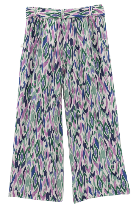 GIRLS’ OFF-WHITE IKAT DIAMOND PRINT TROUSERS 3