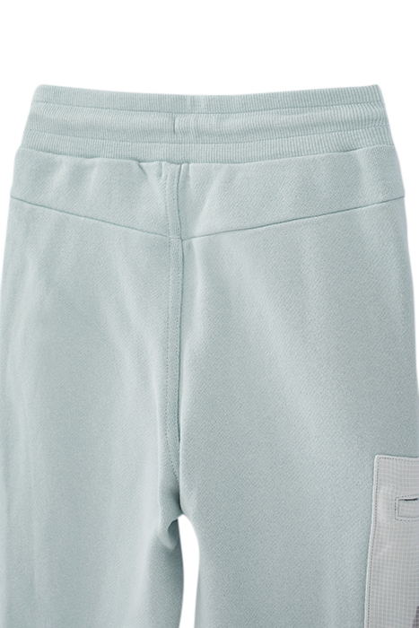 BOYS’ AQUA GREEN JOGGERS WITH NYLON CHEQUERED POCKET 4