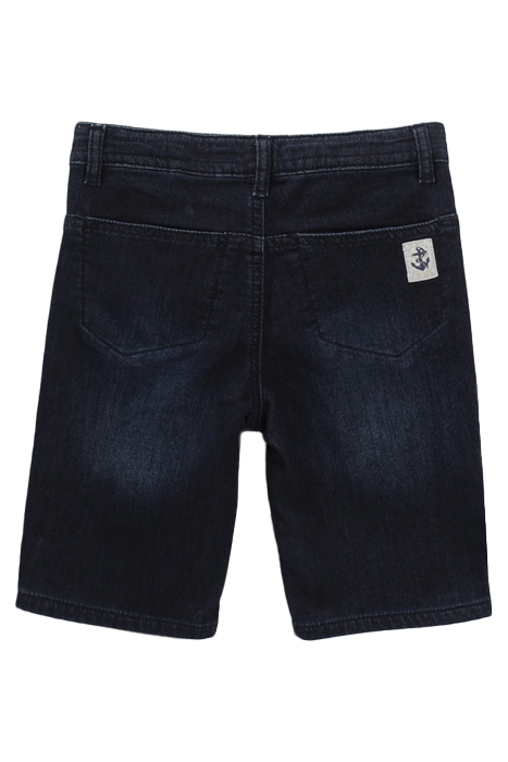 BOYS’ RAW DENIM BERMUDA SHORTS WITH SLOGAN CORDS 3