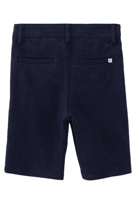 BOYS’ NAVY PIQUE KNIT CHINO BERMUDAS 2