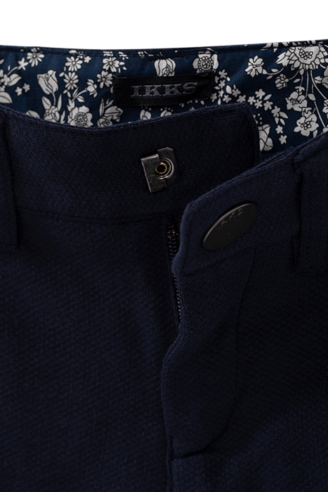 BOYS’ NAVY PIQUE KNIT CHINO BERMUDAS 3