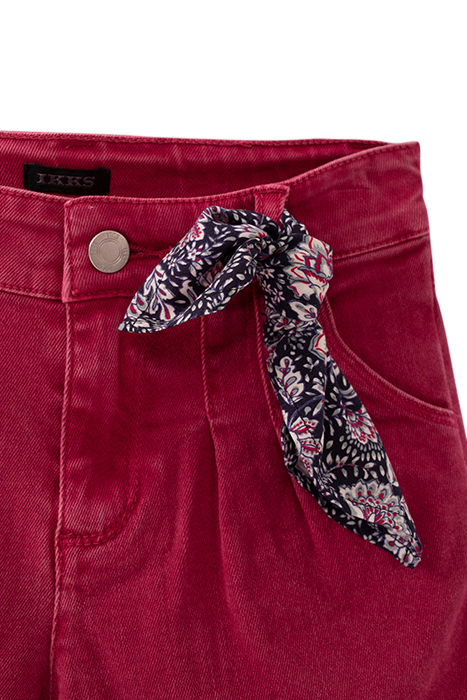 GIRLS’ FUCHSIA PINK DENIM SHORTS 4