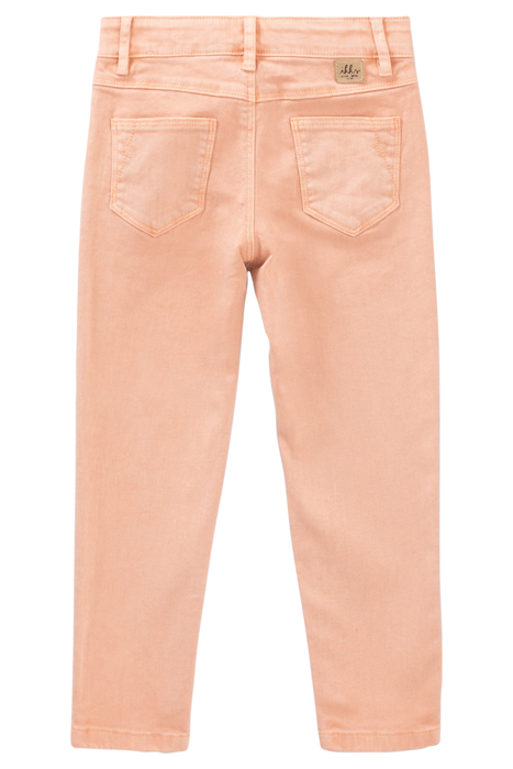GIRLS’ ORANGEY PINK MOM JEANS 2