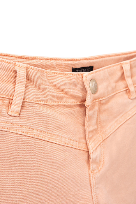 GIRLS’ ORANGEY PINK MOM JEANS 5