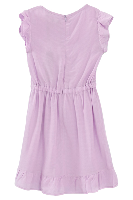 GIRLS’ VIOLET LENZING™ ECOVERO™ RUFFLED WRAP DRESS 3