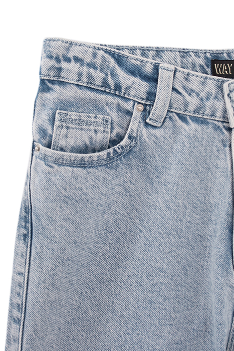 GIRLS’ BLUE 7/8 MOM JEANS 3