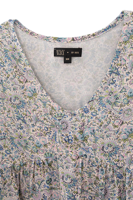 GIRLS’ ECRU FLOWERY PRINT LENZING™ ECOVERO™ BLOUSE 3