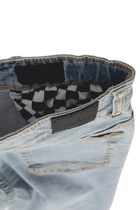 BOYS’ BLUE STRAIGHT JEANS WITH PLACED DISTRESSING 5