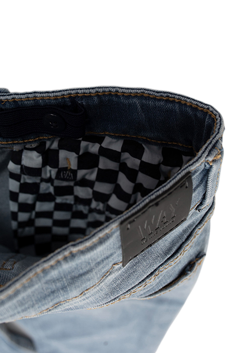 BOYS’ BLUE SLIM JEANS WITH PLACED DISTRESSING 4