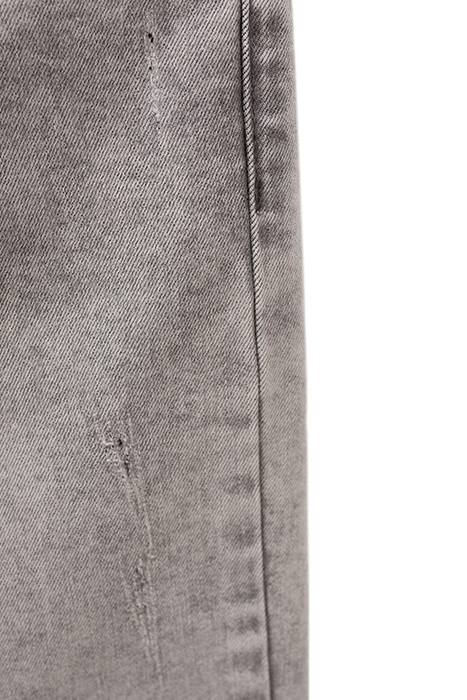 BOYS’ GREY SLIM JEANS WITH PLACED DISTRESSING 7