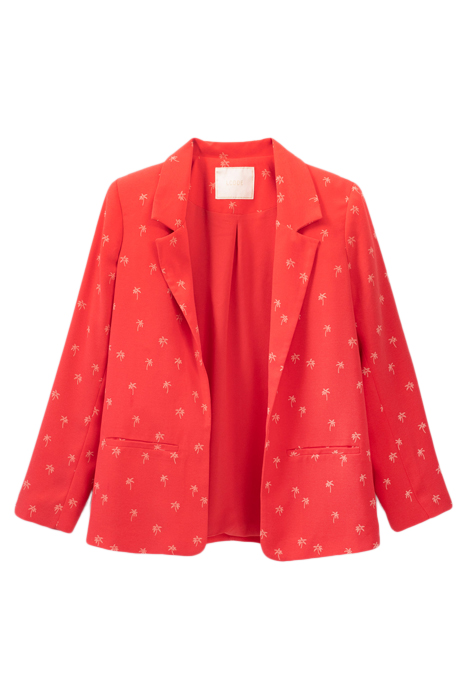 TEA ROSE SUIT JACKET WITH PALM TREES 4