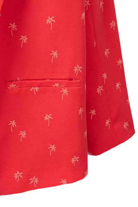 TEA ROSE SUIT JACKET WITH PALM TREES 8