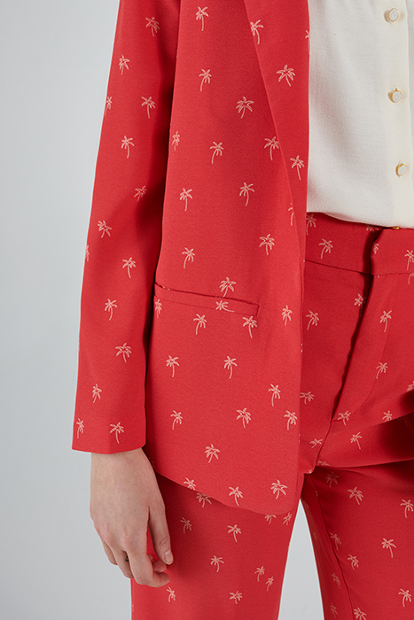 TEA ROSE SUIT JACKET WITH PALM TREES 6