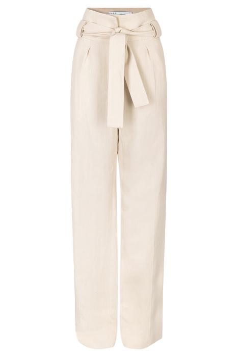 APOLLONIA WIDE-LEG & FLARED PANT IN ECRU 6