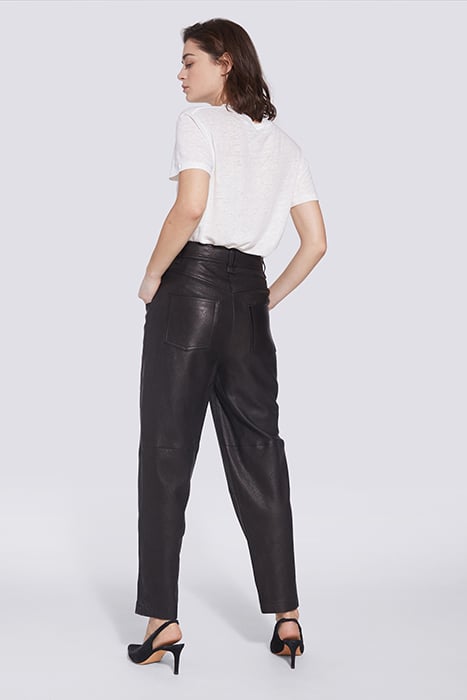 POWEL LEATHER PANT IN BLACK 2