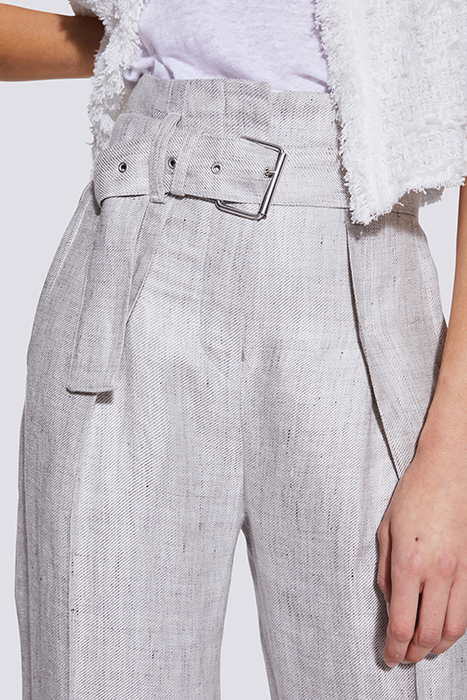 NAJAVA STRAIGHT PANT IN ECRU/GREY 4