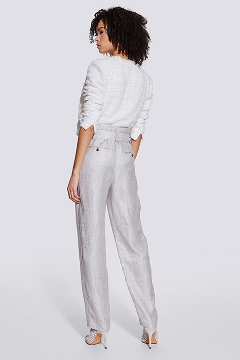 NAJAVA STRAIGHT PANT IN ECRU/GREY 2