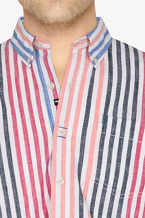 BOONE MULTI STRIPE FADED CORAL 3