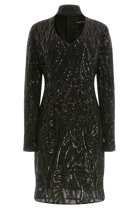 ROARING SEQUINS SHOR JET BLACK MULTI 4