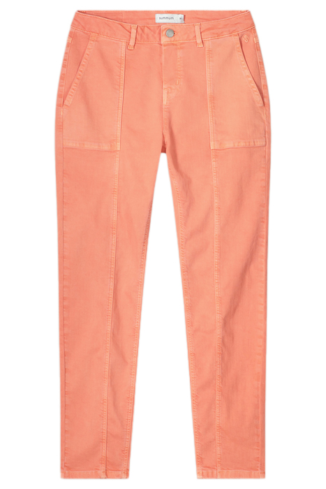 SLIM PANT GRAIN STRETCH TWILL FRESH PAPAYA 1