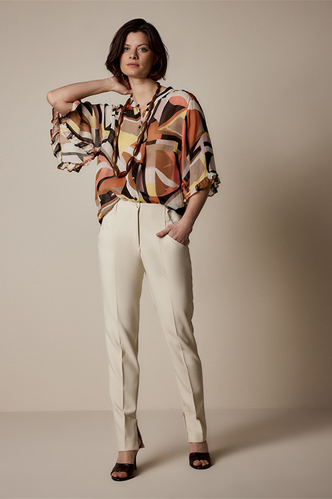 TROUSERS HIGH WAIST SOFT FOAM OATMEAL 1