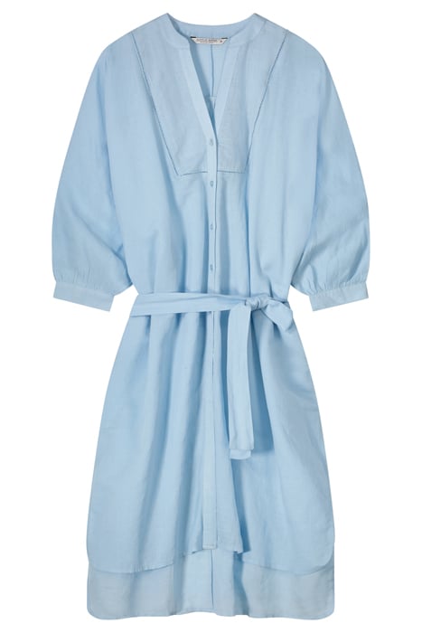 DRESS COTTON LINEN SKY BLUE 4