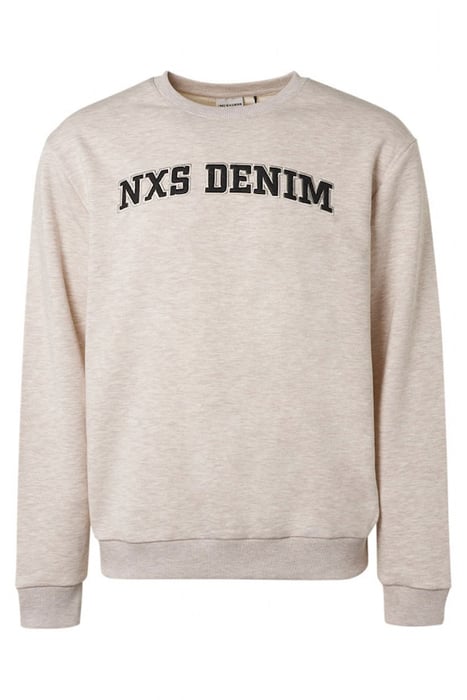 SWEATER CREWNECK MELANGE SAND MELANGE 4