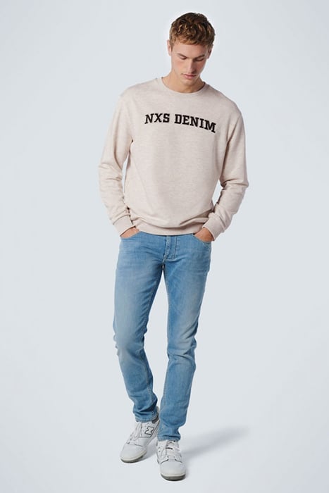 SWEATER CREWNECK MELANGE SAND MELANGE 3