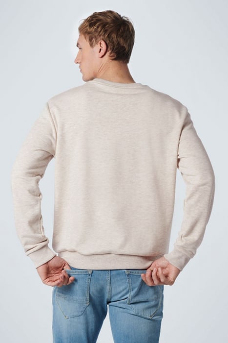 SWEATER CREWNECK MELANGE SAND MELANGE 2