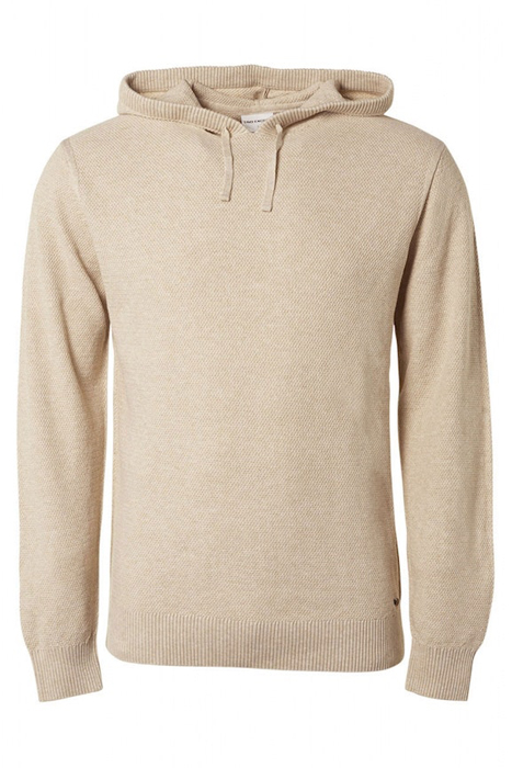 PULLOVER HOODED JACQUARD SAND MELANGE 4