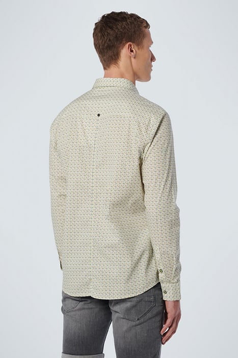 SHIRT ALLOVER PRINTED STRETCH LIGHT GREEN 2