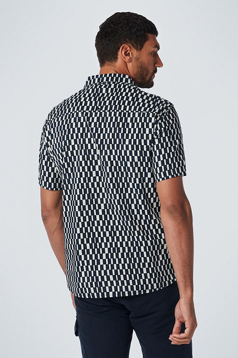 SHIRT SHORT SLEEVE RESORT COLLAR ALLOVER PRINTED NIGHT 2