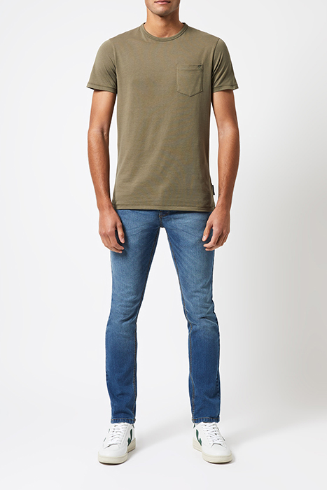 POCKET SHORT SLEEVE T-SHIRT KHAKI 1