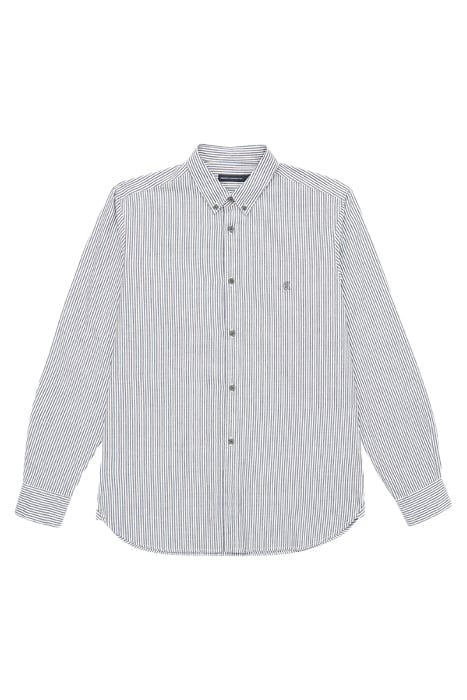 STRIPE LONG SLEEVE SHIRT DARK NAVY STRIPE 3
