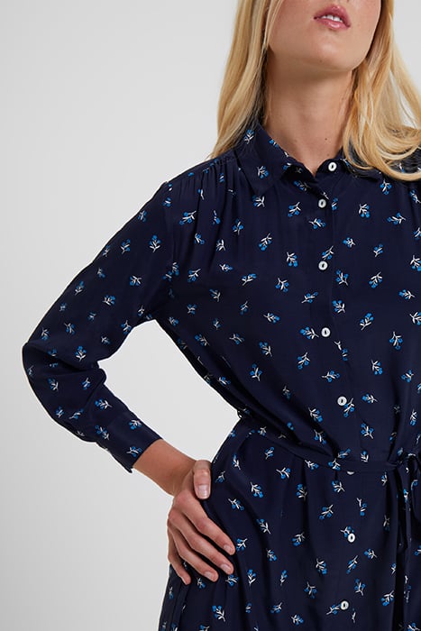 CECILIA DELPHINE SHIRT DRESS MARINE 4