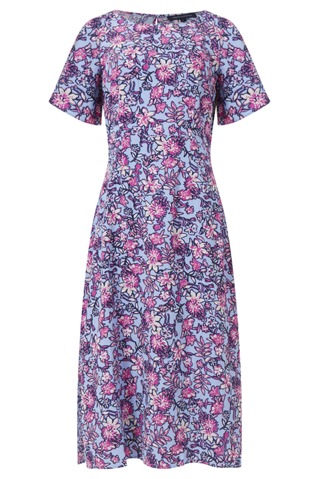 FOTINI ECO DELPHINE CUT-OUT BACK MIDI DRESS PLACID BLUE 4