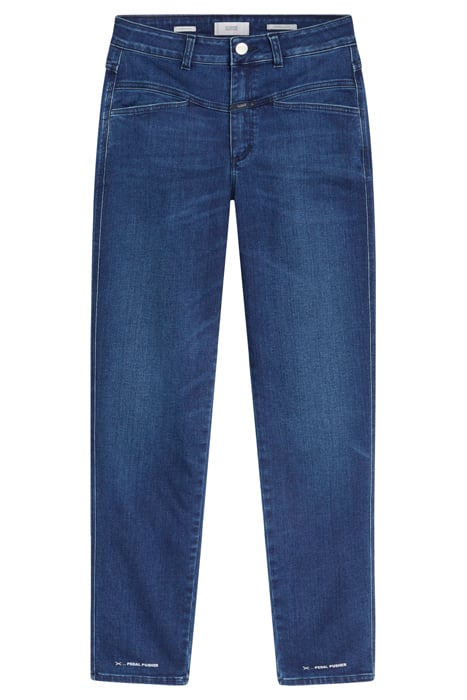 WOMEN PEDAL PUSHER JEANS DARK BLUE 4