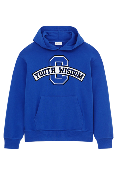 MEN M. PHILOUZE UNISEX HOODIE ROYAL BLUE 4