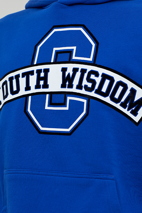 MEN M. PHILOUZE UNISEX HOODIE ROYAL BLUE 5