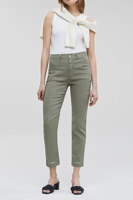 WOMEN PEDAL PUSHER PANTS HERITAGE OLIVE 3