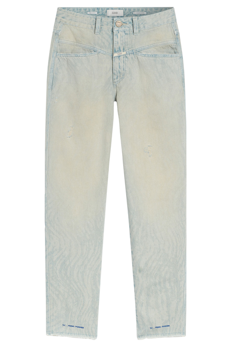 WOMEN PEDAL PUSHER JEANS LIGHT BLUE 3