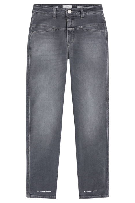 WOMEN PEDAL PUSHER JEANS MID GREY 4