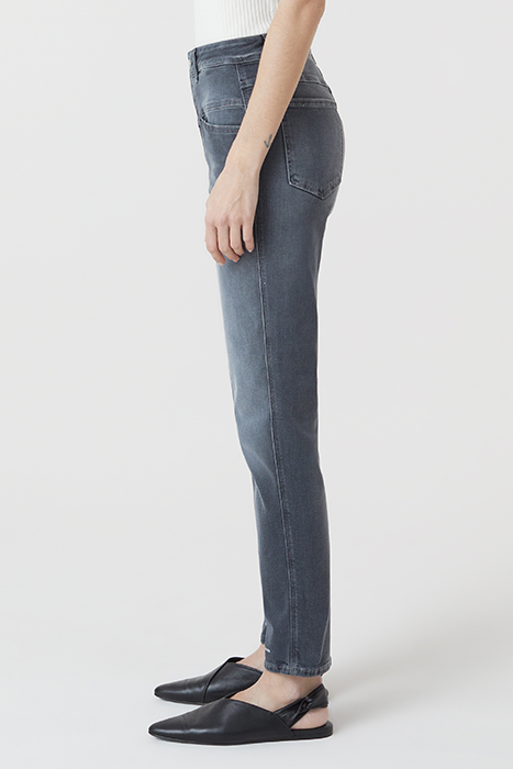 WOMEN PEDAL PUSHER JEANS MID GREY 5