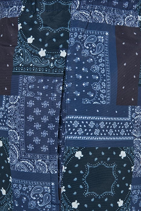 PATTERN SWIM SHORTS NAVY BANDANA AOP 10