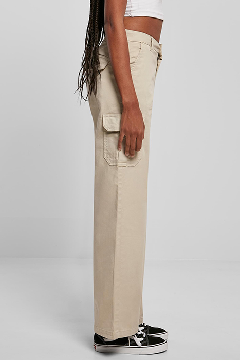 LADIES HIGH WAIST STRAIGHT CARGO PANTS SOFTSEAGRASS 9