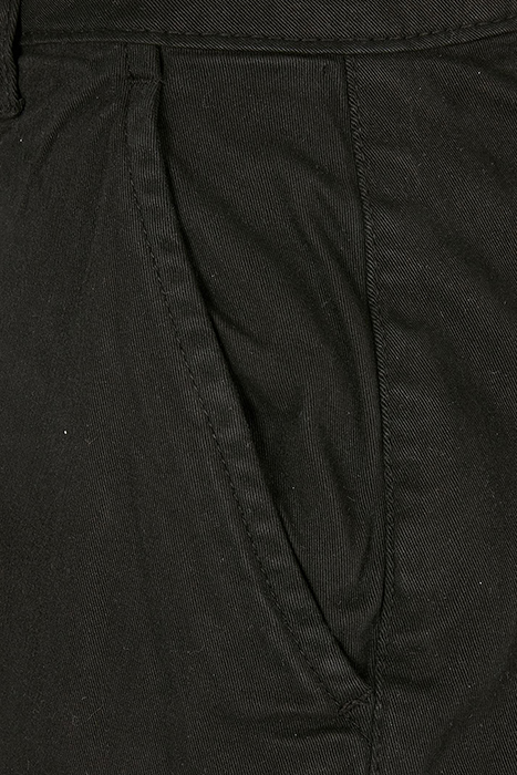 LADIES HIGH WAIST STRAIGHT CARGO PANTS BLACK 10