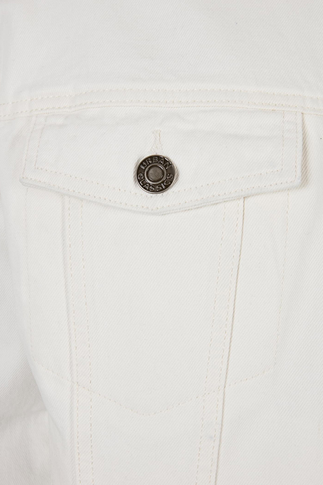 LADIES OVERSIZED SHERPA DENIM JACKET OFFWHITE RAW 10